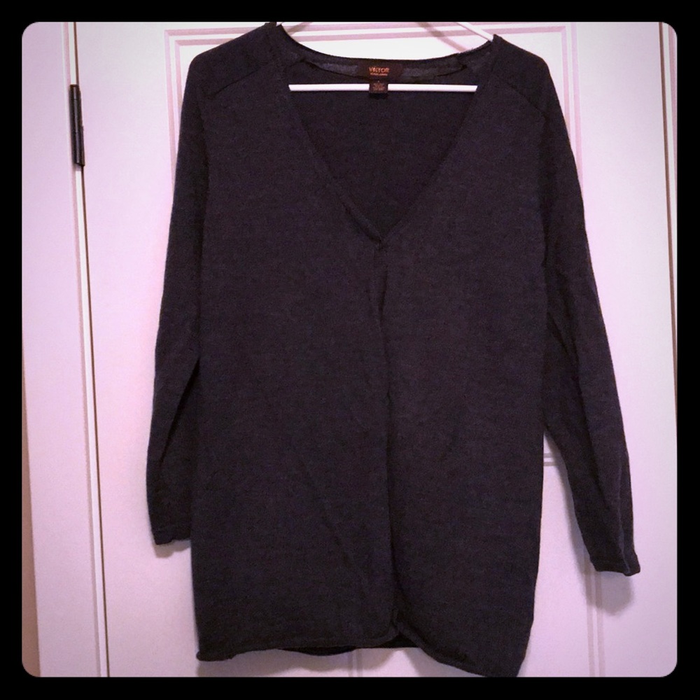 100% Wool Victor Button Down Cardigan